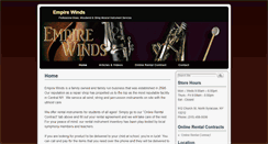 Desktop Screenshot of empirewinds.com